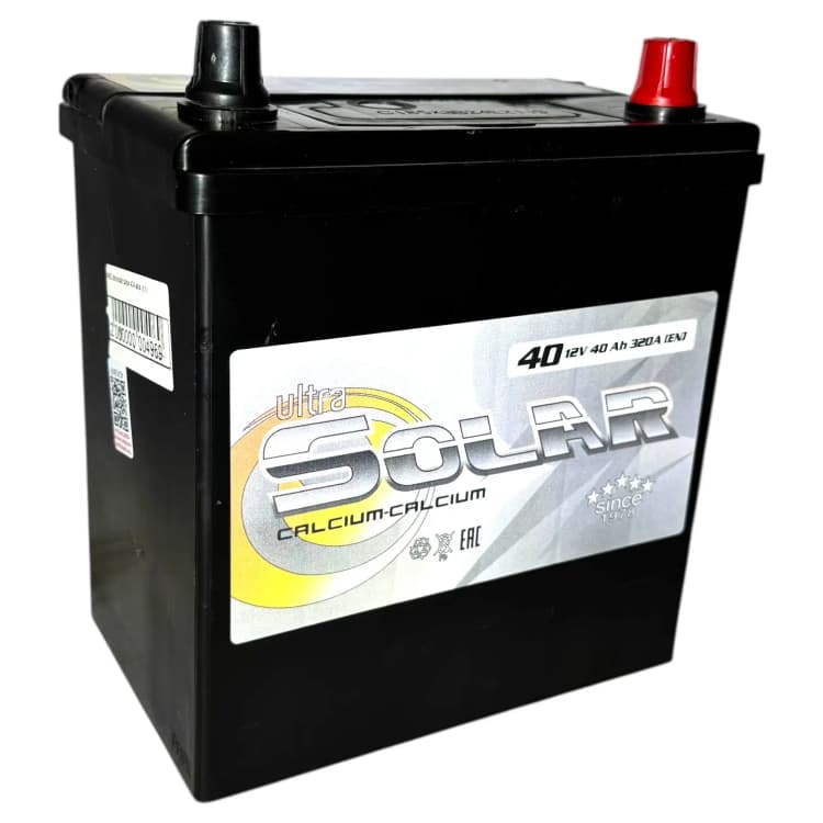 Аккумулятор Solar Ultra Asia 40Ah (B19) (о.п)