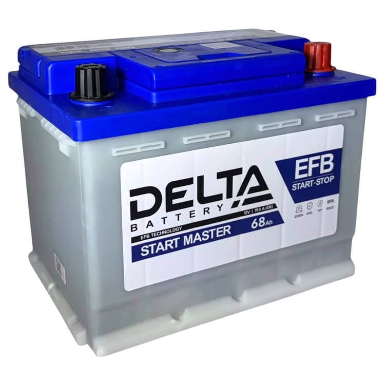 Аккумулятор Delta EFB 68Ah (L2) (o.п)